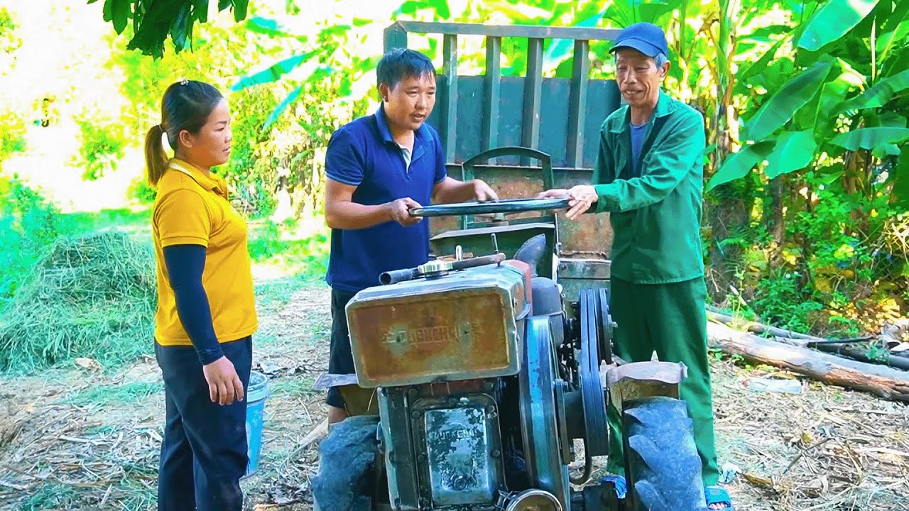 NEW BEGINNING for the YOUNG COUPLE – Using a PRIMITIVE TRACTOR to EARN MONEY and BUILD a BETTER LIFE