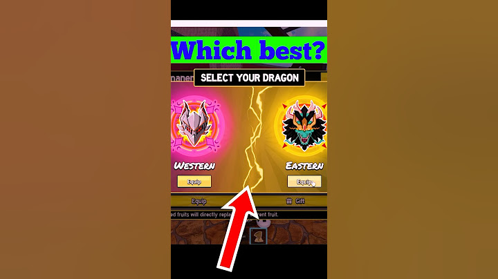Blox Fruits! i USED THE BEST DRAGON FRUIT in the game, but which one is BETTER? #bloxfruits #shorts