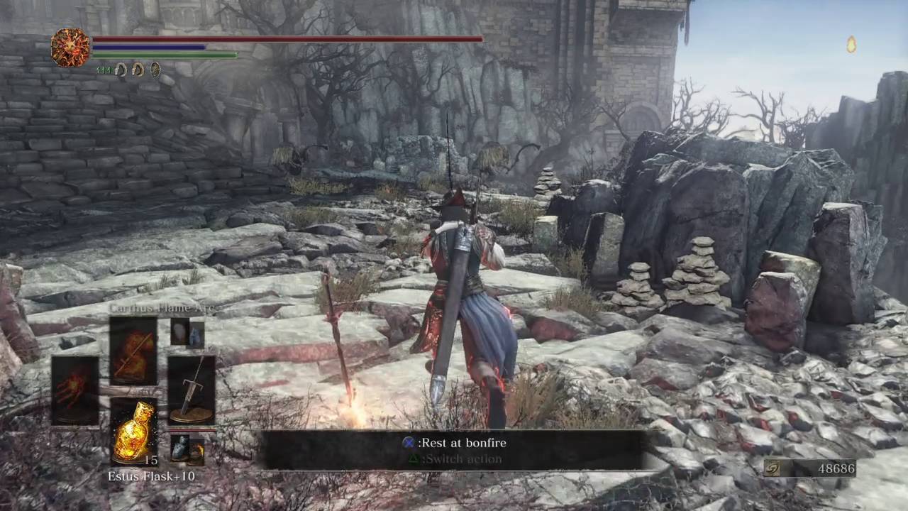 DARK SOULS™ III Hallowslayer Greatsword moveset and Lucatiel's armor