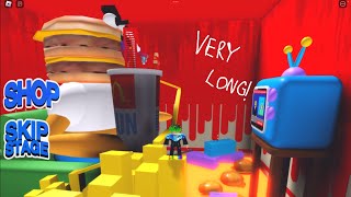 Roblox: PLAYING THE ULTIMATE LARGE OBBY CALLED ESCAPE THE FAST FOOD OBBY! 🍔🌭🍟🍕🌮🥤( very long )