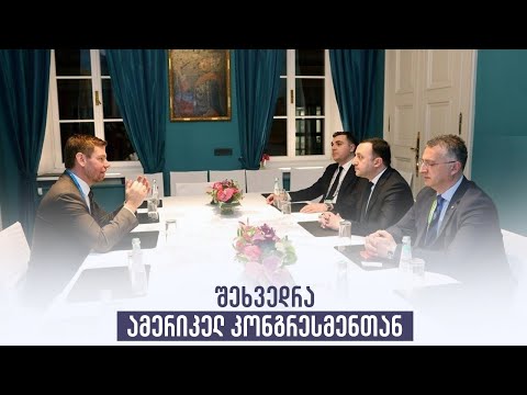 შეხვედრა ამერიკელ კონგრესმენთან