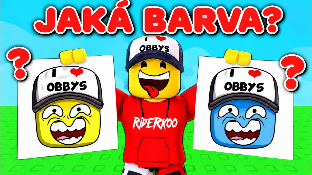 UHODNI SPRÁVNOU BARVU V ROBLOXU!