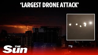 Ukraines Capital Hit By Russias Largest Drone Attack 74 Drones Downed In Assault On Kyiv