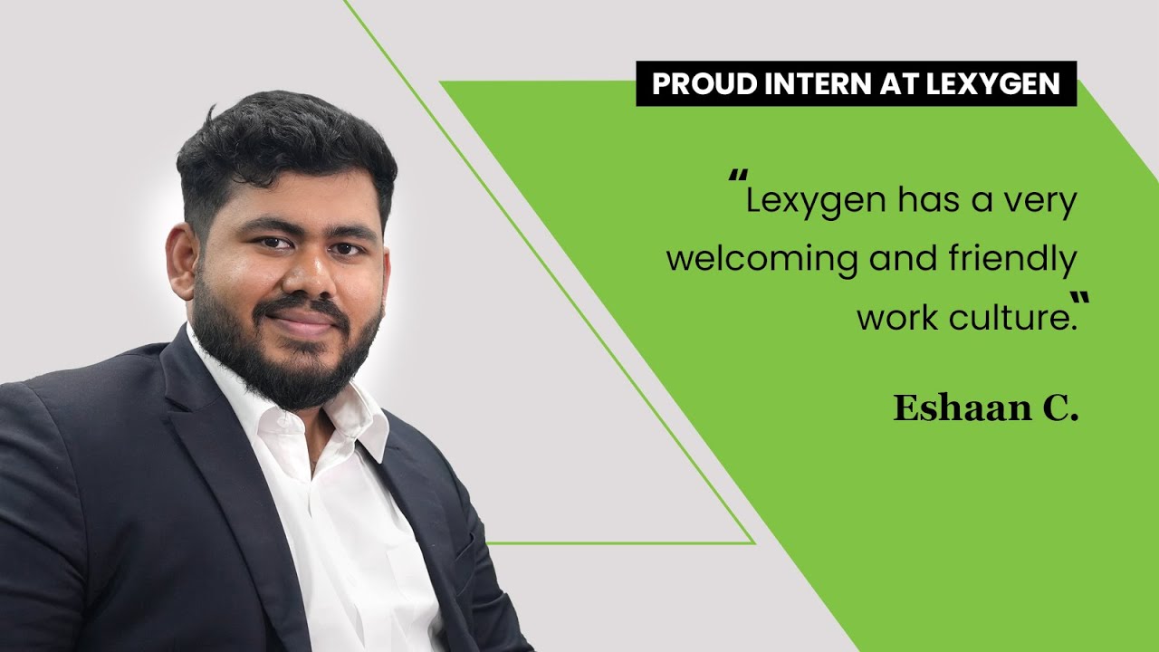 Lexygen Intern Testimonial - Eshaan C - YouTube