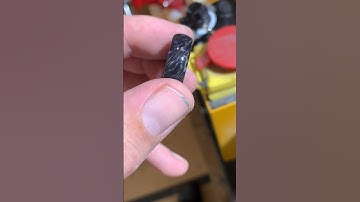 Finally finished the carbon fibre ring. #ring #automobile #weddingjewelry #carbonfiber