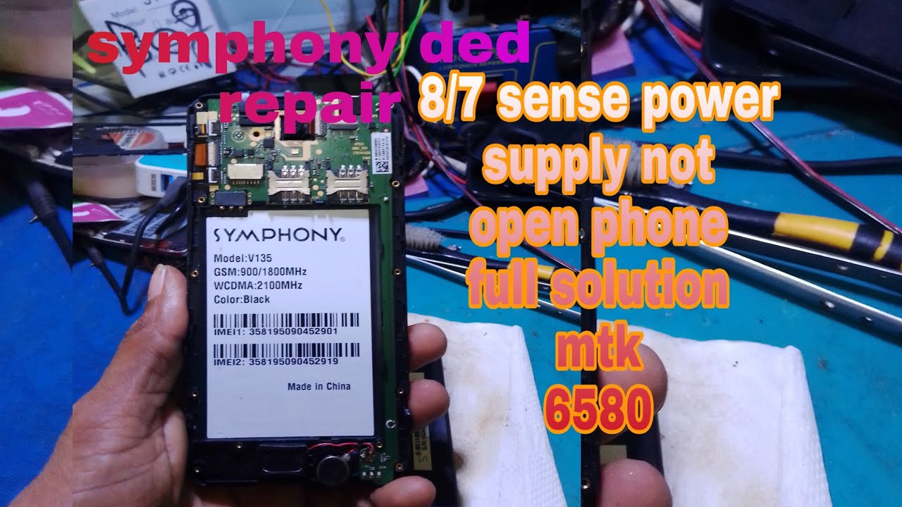 Symphony v135 ded repair 8/6 sense to powersupply