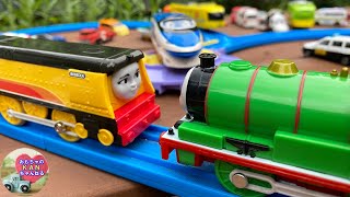 トーマス プラレール レベッカとパーシーがお相撲対決☆【ウピさん＆upisch】