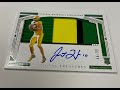 2020 National Treasures College Football Random Player Box Breaks