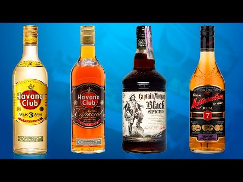 Сравнение Ромов. Captain Morgan, Havana Club, Matusalem Solera 7