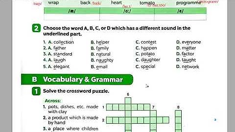 Giải Sách Bài Tập Tiếng Anh 9 Global Success (Unit 1 Local Community) Phần 1