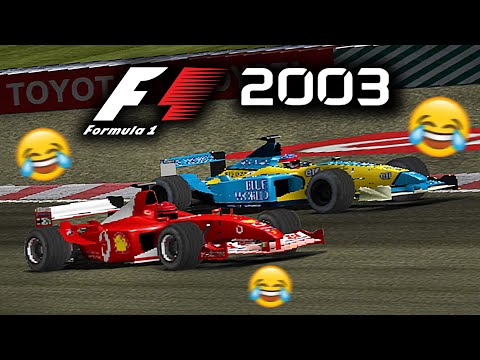 Playing F1 2003 but it's 20 YEARS LATER