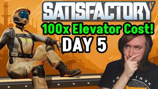 Power Crisis + Cube Factory (100x Elevator Cost) - Satisfactory
