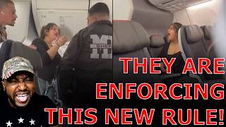 Woman LOSES HER MIND After Getting Kicked Off Flight For Refusing To Stop Playing Video Out Loud!