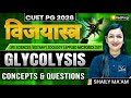 CUET PG 2026 Zoology Life sciences Botany | GLYCOLYSIS | Shaily Ma’am | VedPrep Biology