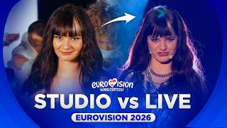 Eurovision 2026 Studio Vs. Live All Participants