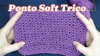 Como fazer Ponto SOFT Tricô #tricô #knitting #trico screenshot 1