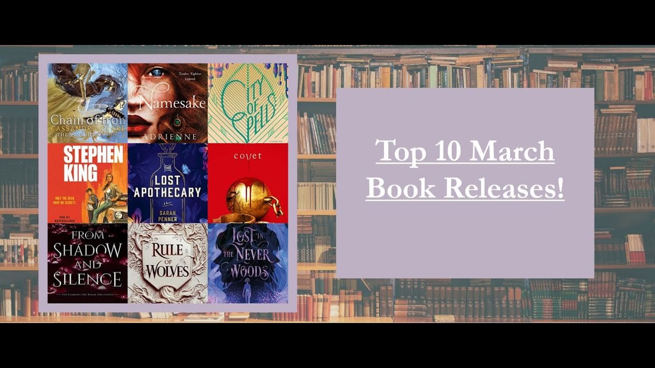 Top 10 Book Releases - March 2021