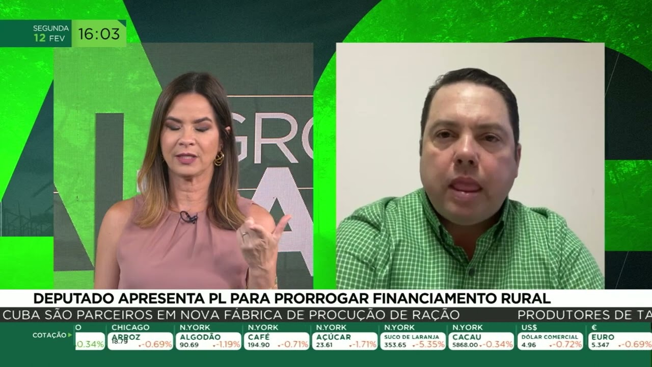 Deputado apresenta PL para prorrogar financiamento rural