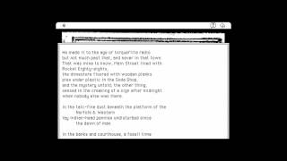 Agrippa A Book Of The Dead The Poem Running In Emulation Youtube