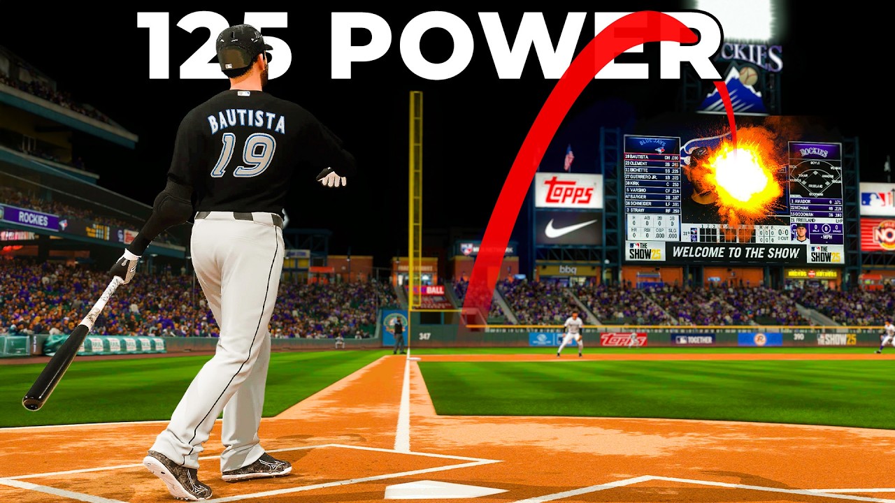 I Used a 125 Power Team in MLB The Show...