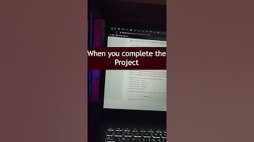 When you finish a coding project #shorts