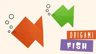 Cách Gấp CON CÁ 🐟 Dễ Nhất Chỉ Với 1 Tờ Giấy \/【Origami Fish】