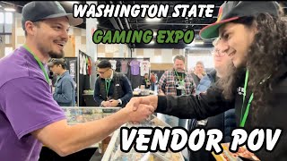 Selling Retro Video Games at Washington State Gaming Expo l Vendor POV