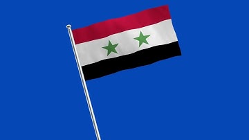 Unleash the Beauty of Syria: 4K Flag Animation Experience!