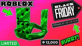 Viridian Domino Crown On Sale For A Limited Time Roblox Black Friday 2019 Youtube - roblox catalog 1d