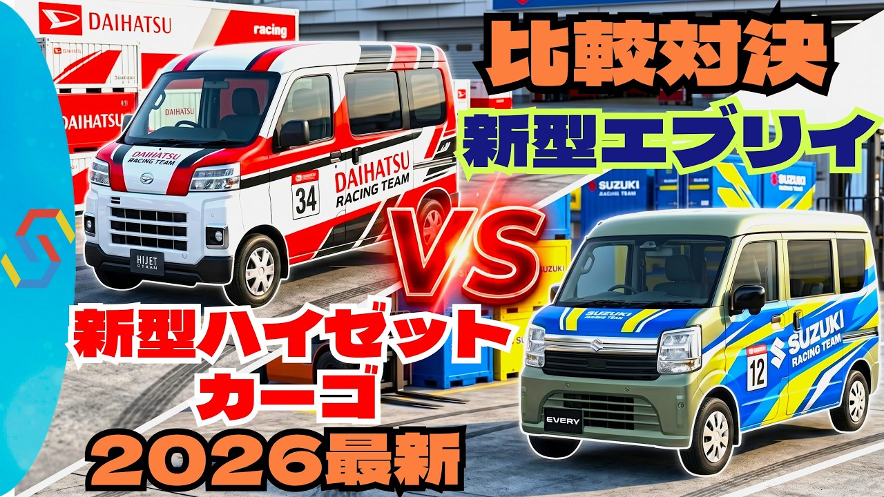 No-Holds-Barred Comparison! New Daihatsu Hijet Cargo vs. New 
