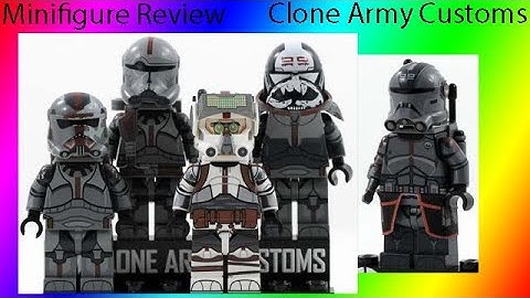 Custom Lego Minifigure Review: Clone Army Customs The Bad Batch and Echo