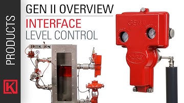 How a Kimray Gen II Liquid Level Controller Works as an Interface Controller