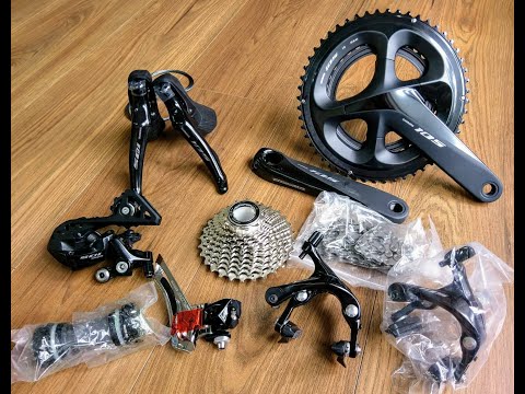 Video Chuyên group shimano 105 r7000, tay lắc, đùi đĩa ,... - youtube