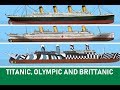 Floating Sandbox #3 | Titanic, Britannic and Olympic Sinking