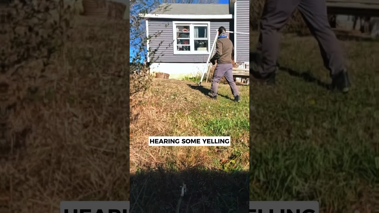 Neighbor Tells Lawn Care guy to leave the Property