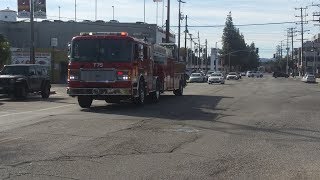 LAFD Light Force 75 Responding