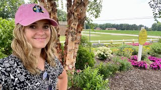 Walk Through Tour Of Garden Crossings Front Garden Beds! 🌻 Zeeland Michigan!