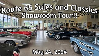 CLASSIC CARS FOR SALE !! Route 65 Sales and Classics Lot Walk May 2024 - classic cars - muscle cars