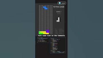 Tetris game using p5.js 🚀 #p5js #javascript #codinglife #shortsfeed #programming #html #css #webdev
