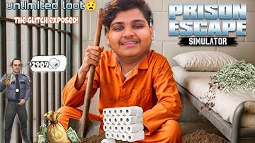 PRISON ESCAPE SIMULATOR 🏃🏻|Unlimited loot exposed 🤑| #prisonescape #glitches #trending #gaming 