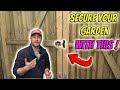 Fit a Key Lock to a Gate | TOUGH Security For Your Garden