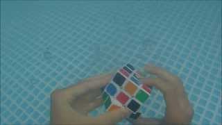 Solving Rubik&#39;s Cubes Underwater