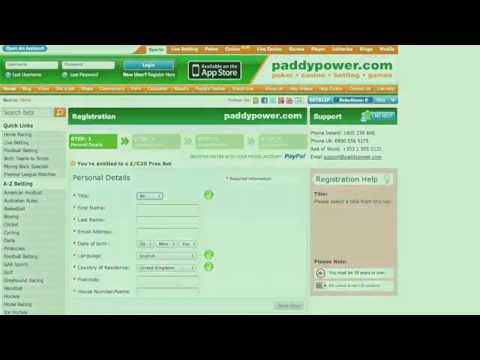 How To Bet With Paddy Power Online