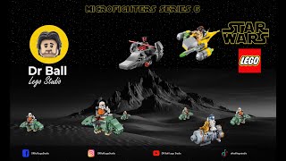Lego 75223 Star Wars Microfighter Series 6 Naboo Starfighter - Fast Build