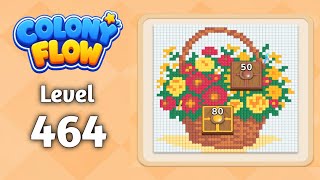 Colony Flow level 464 walkthrough solution gameplay 