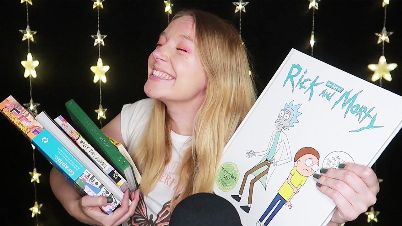 ASMR My Favourite Books (Whispering, Tapping, Page Turning)
