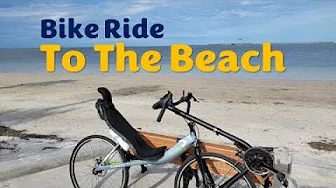 Bike Ride to the Beach, Sunset Beach in Tarpon Springs Florida