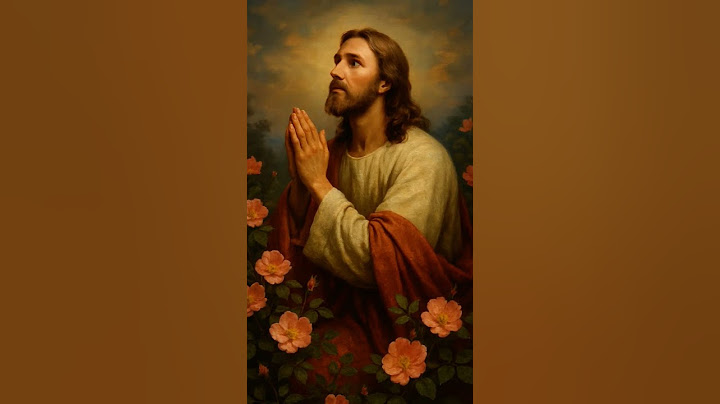lạy Chúa giêsu con tín thác vào chúa amen 🍀