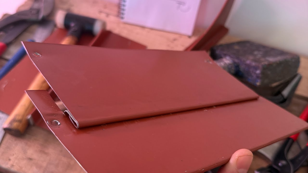 👉 Cum am îmbinat tabla cu falț dublu – Partea a II-a #roofing #tutorial #viral 