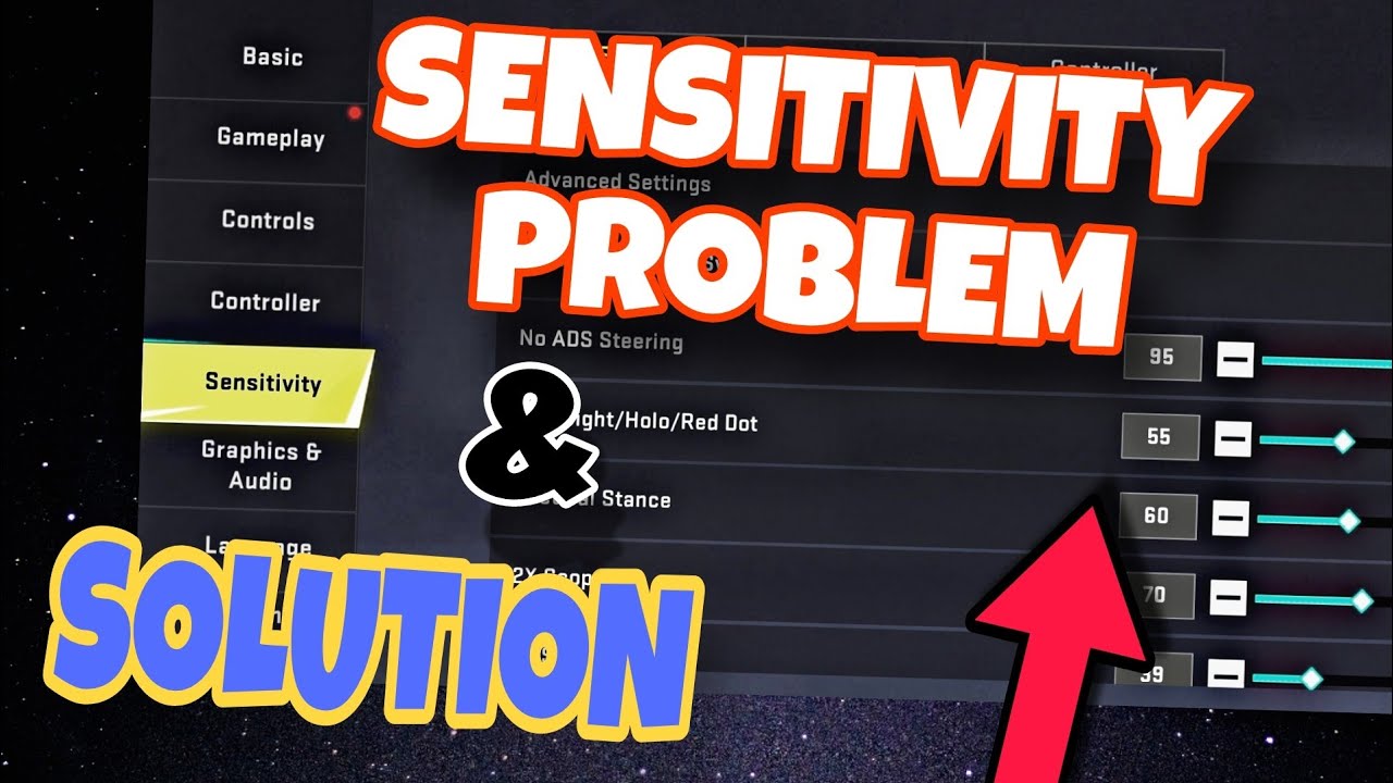 Sensitivity Problem & Solution in Bloodstrike. 